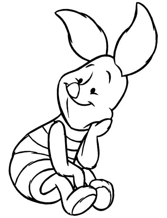 Plansa de colorat cu Winnie de Pooh 44 40